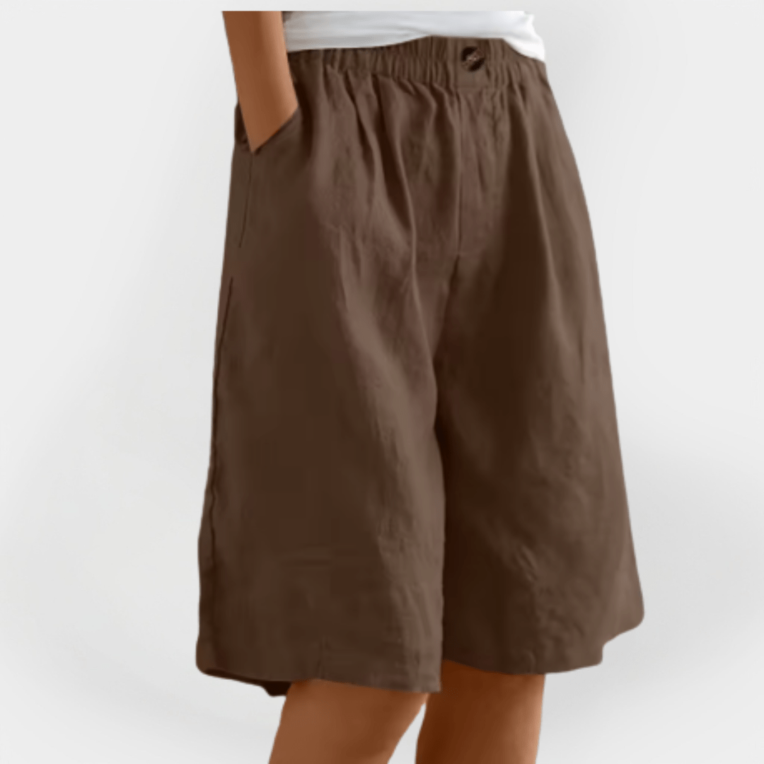 Loose Shorts with Elastic Waist – Lightweight Comfort for Everyday and Summer