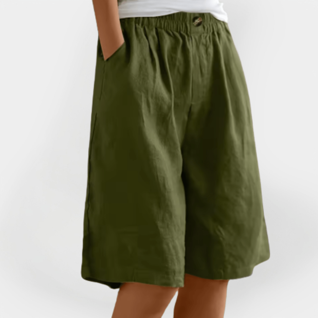 Loose Shorts with Elastic Waist – Lightweight Comfort for Everyday and Summer