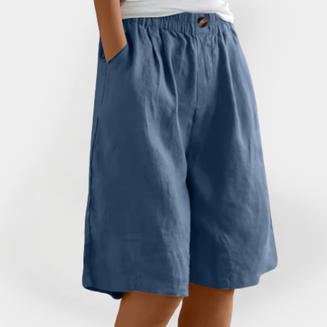 Loose Shorts with Elastic Waist – Lightweight Comfort for Everyday and Summer