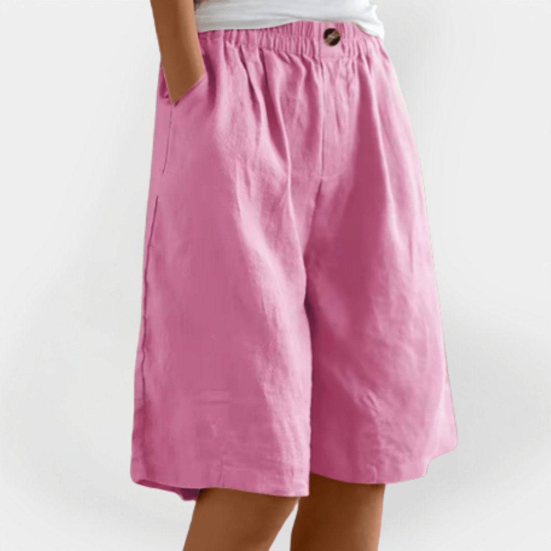 Loose Shorts with Elastic Waist – Lightweight Comfort for Everyday and Summer