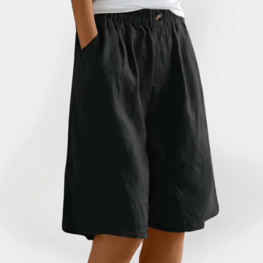 Loose Shorts with Elastic Waist – Lightweight Comfort for Everyday and Summer