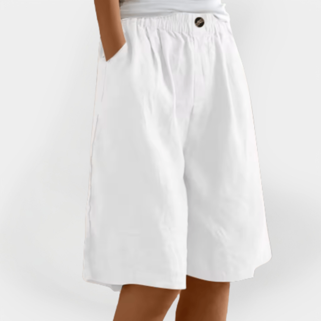 Loose Shorts with Elastic Waist – Lightweight Comfort for Everyday and Summer