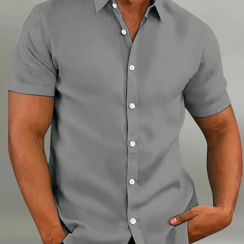Men's Shirt with Classic Collar – Warm Days Edition