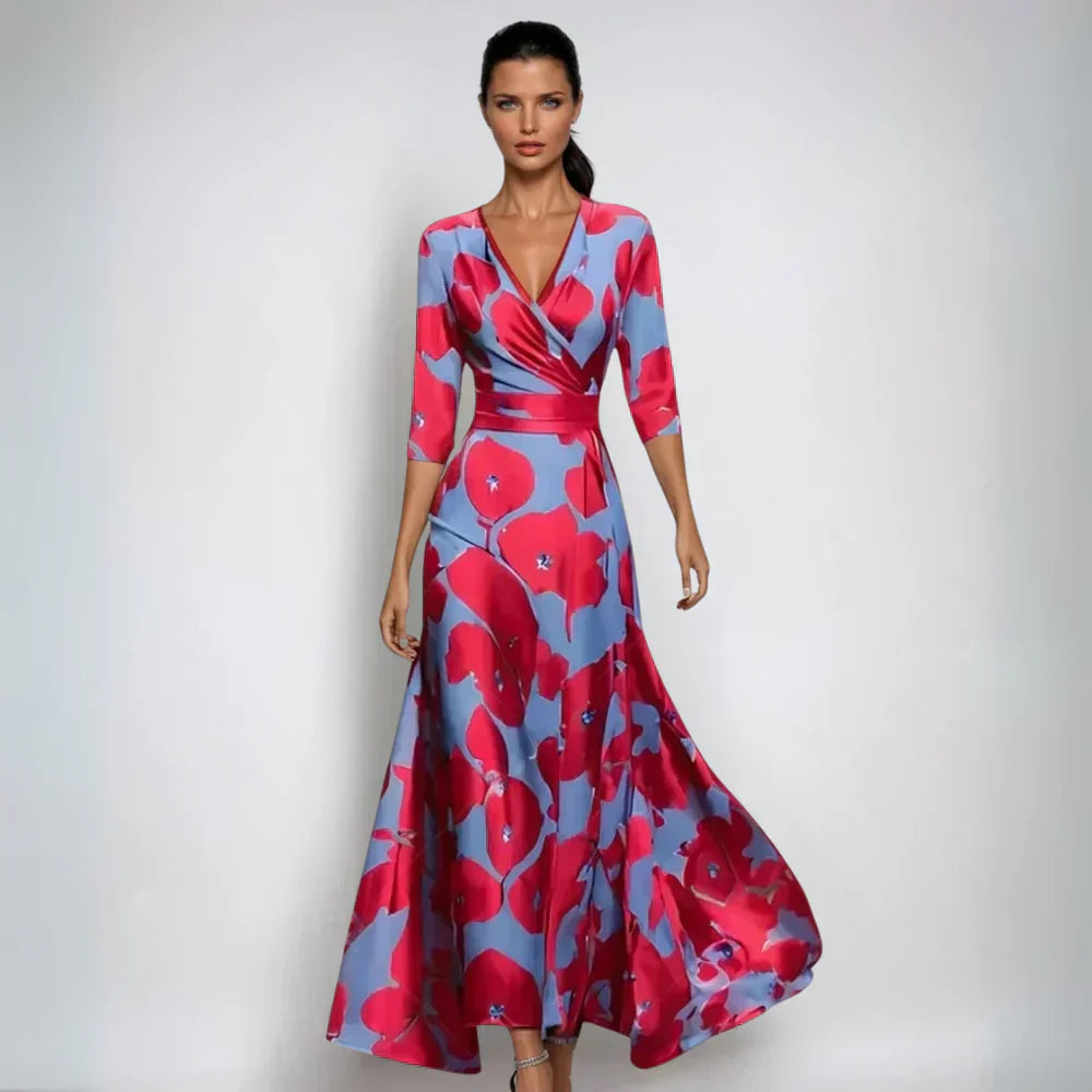Women's Floral Wrap Dress