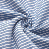 Summer Dress for Women in Stripes with Button Details